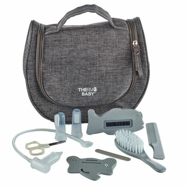 Set de higiene ThermoBaby 9 Piezas Gris