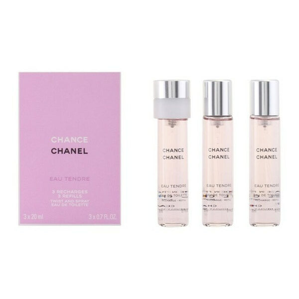 Perfume Mujer Chanel Chance Eau Tendre EDT 3 pcs