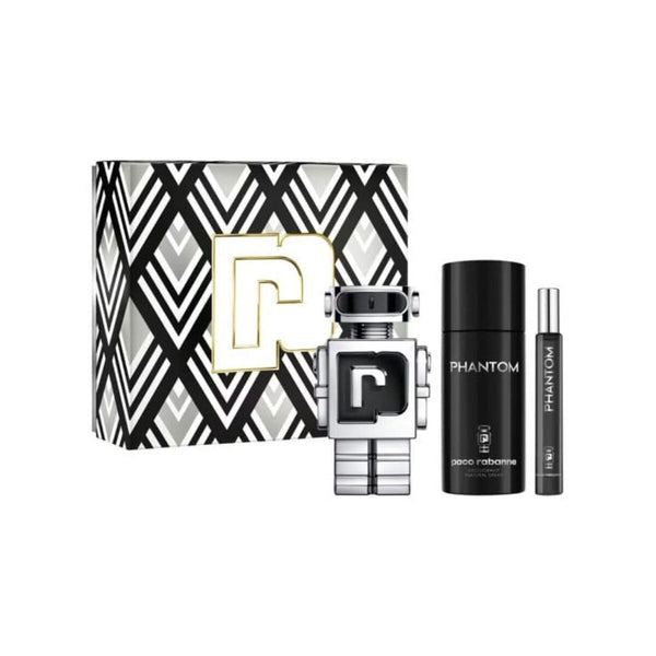 Set de Perfume Hombre Paco Rabanne Phantom 3 Piezas