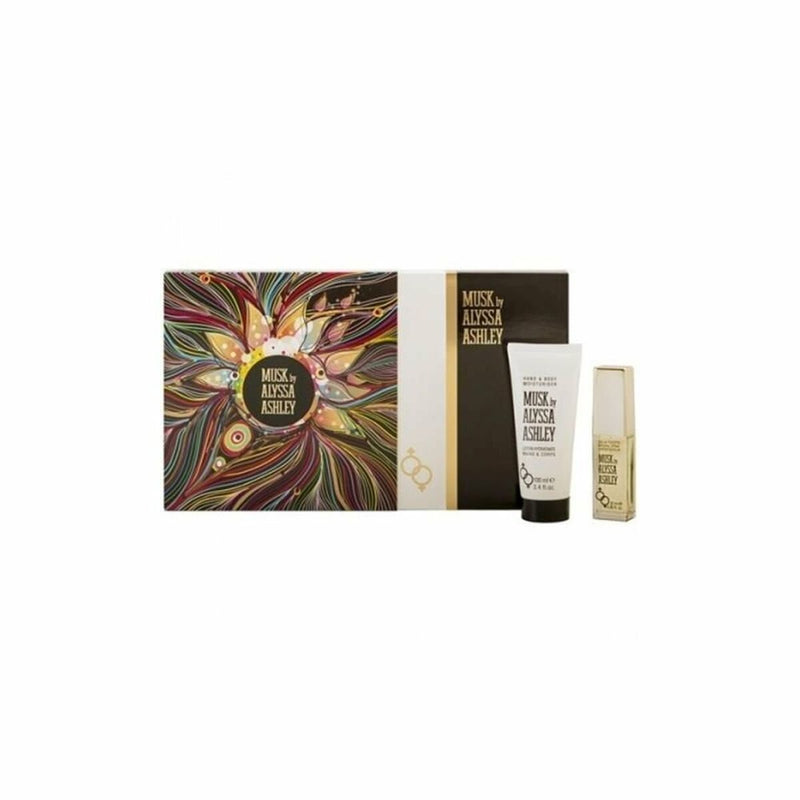 Set de Perfume Unisex Alyssa Ashley Musk 2 Piezas