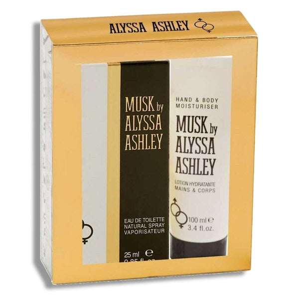 Set de Perfume Mujer Alyssa Ashley Musk EDT 2 Piezas