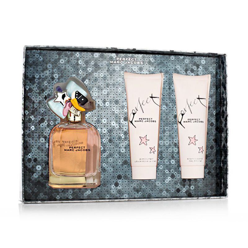 Set de Perfume Mujer Marc Jacobs EDT Perfect 3 Piezas