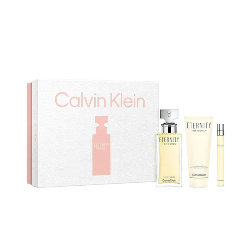 Set de Perfume Mujer Calvin Klein Eternity  3 Piezas