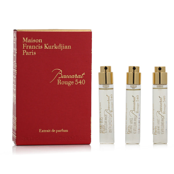 Set de Perfume Unisex Maison Francis Kurkdjian Baccarat Rouge 540 3 Piezas
