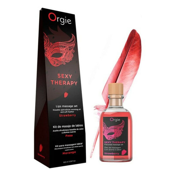 Set Erótico De Masaje Sexy Theraphy Strawberry Orgie