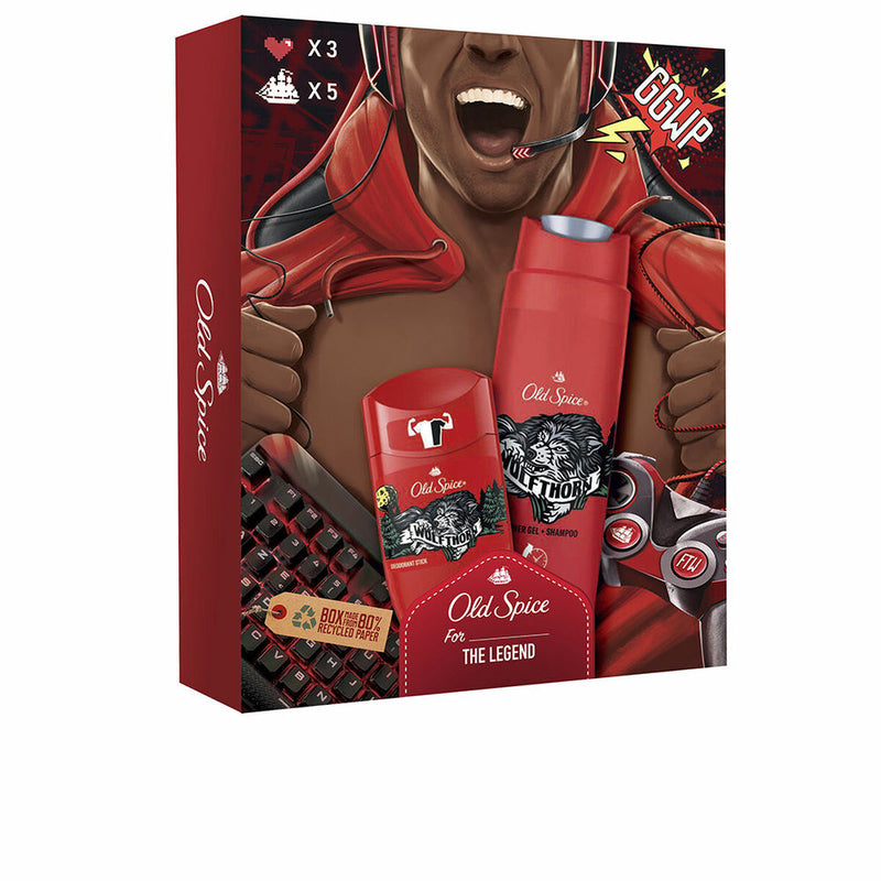 Set de higiene Old Spice Wolfthorn 2 Piezas