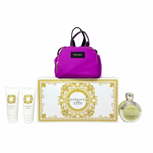 Set de Perfume Mujer Versace EDT Eros 4 Piezas