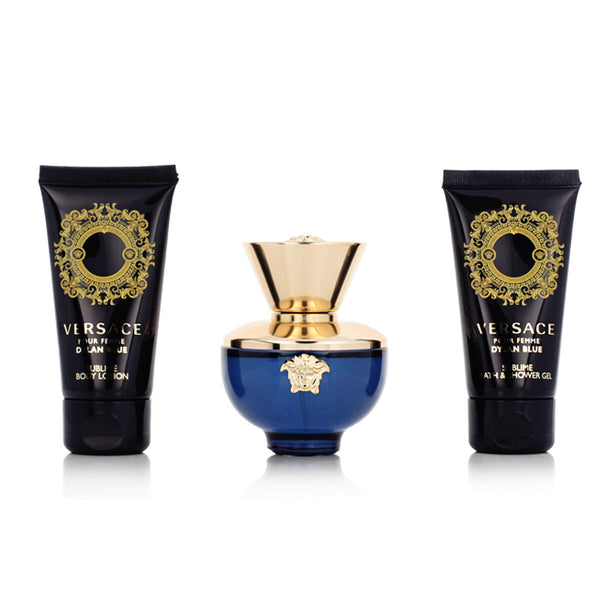 Set de Perfume Mujer Versace EDP Dylan Blue 3 Piezas