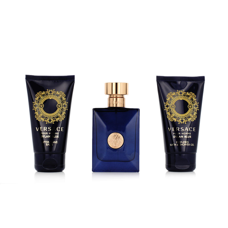 Set de Perfume Hombre Versace EDT Dylan Blue 3 Piezas