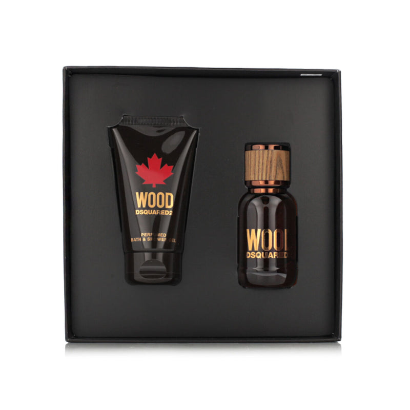 Set de Perfume Hombre Dsquared2 EDT Wood 2 Piezas