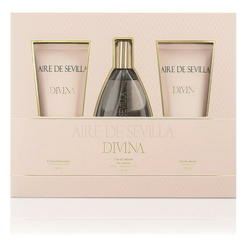 Set de Perfume Mujer Divina Aire Sevilla 3 Piezas (3 pcs)