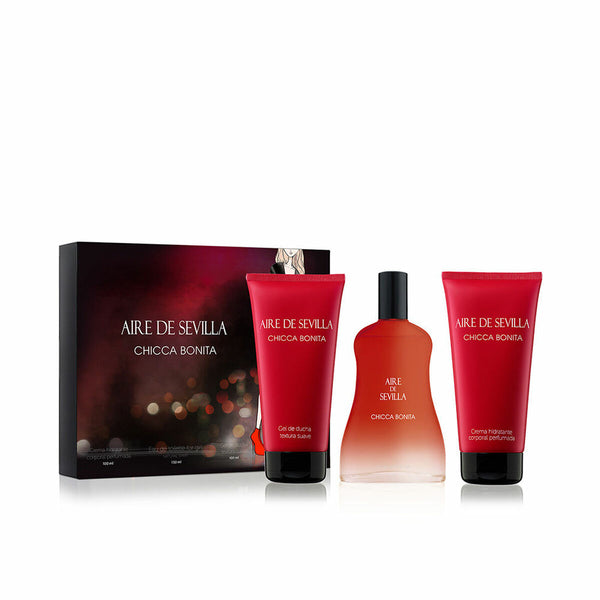 Set de Perfume Mujer Aire Sevilla Chicca Bonita 3 Piezas