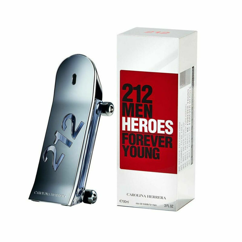 Perfume Hombre Carolina Herrera 212 Men Heroes Forever Young 90 ml