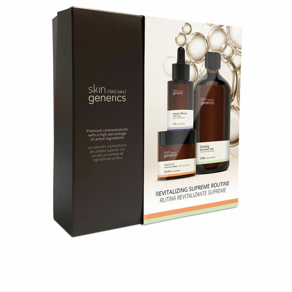 Set de Cosmética Unisex Skin Generics Revitalizing Supreme Routine 3 Piezas