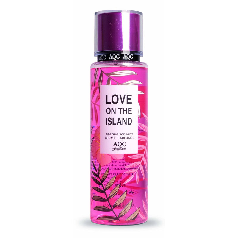 Spray Corporal AQC Fragrances   Love on the island 200 ml