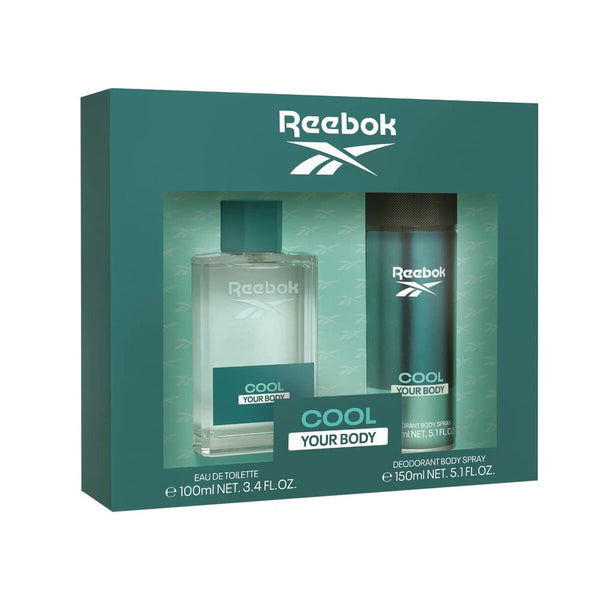 Set de Perfume Hombre Reebok EDT Cool Your Body 2 Piezas