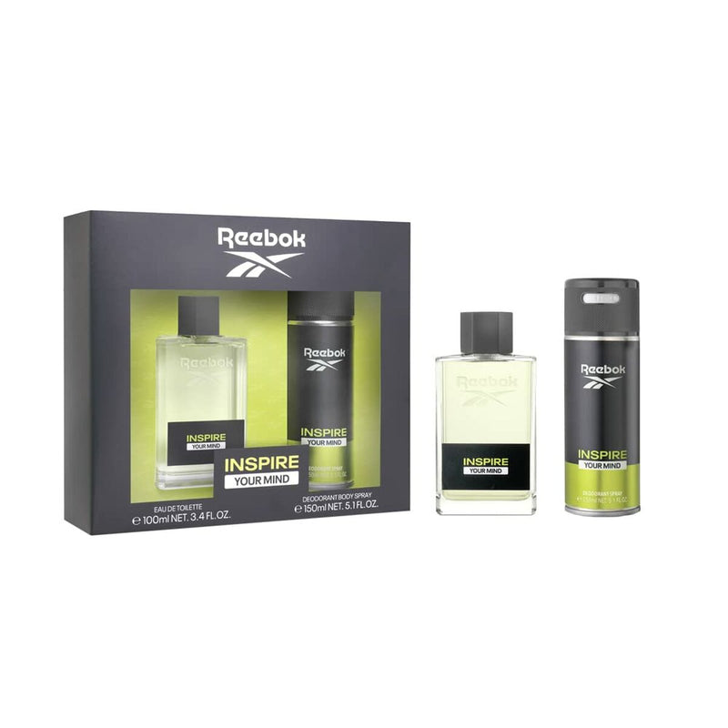 Set de Perfume Hombre Reebok EDT Inspire Your Mind 2 Piezas