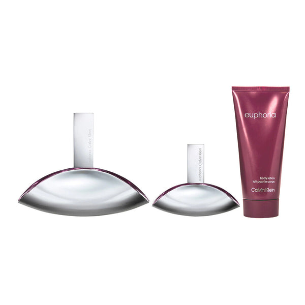 Set de Perfume Mujer Calvin Klein Euphoria 3 Piezas