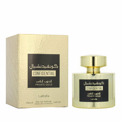 Perfume Unisex Lattafa EDP Confidential Private Gold 100 ml