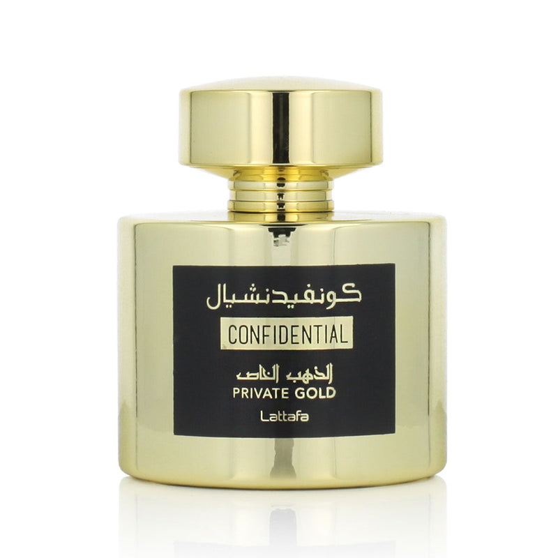 Perfume Unisex Lattafa EDP Confidential Private Gold 100 ml