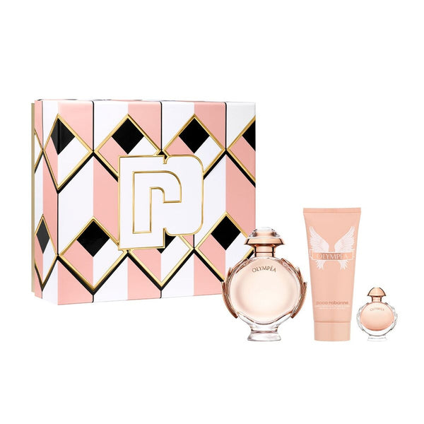 Set de Perfume Mujer Paco Rabanne Olympéa 3 Piezas