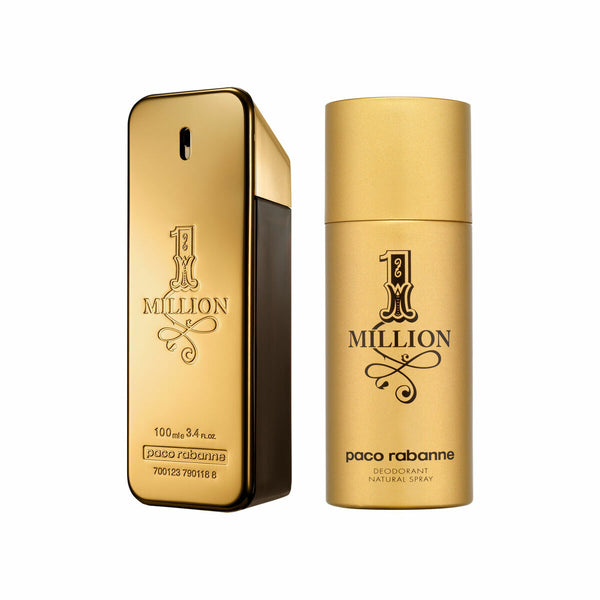 Set de Perfume Hombre Paco Rabanne EDT 1 Million 2 Piezas